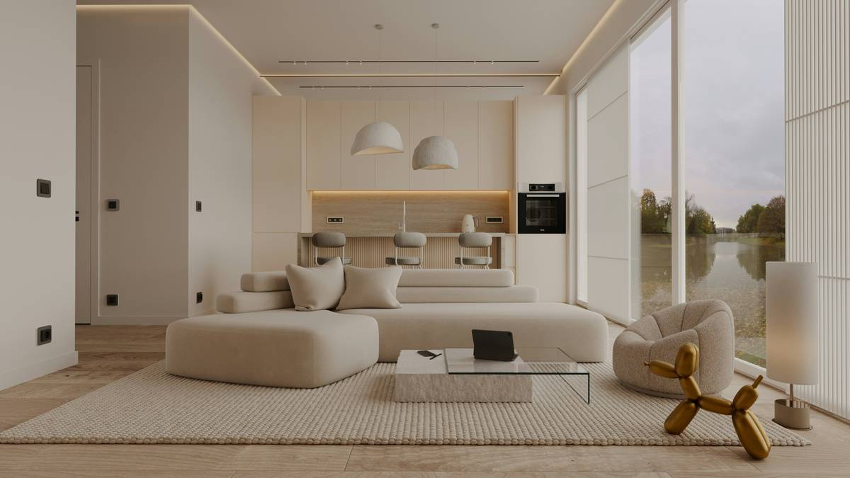 Heat map showing Wi-Fi dead zones around common smart furniture placements like corner sofas and under-desk charging units