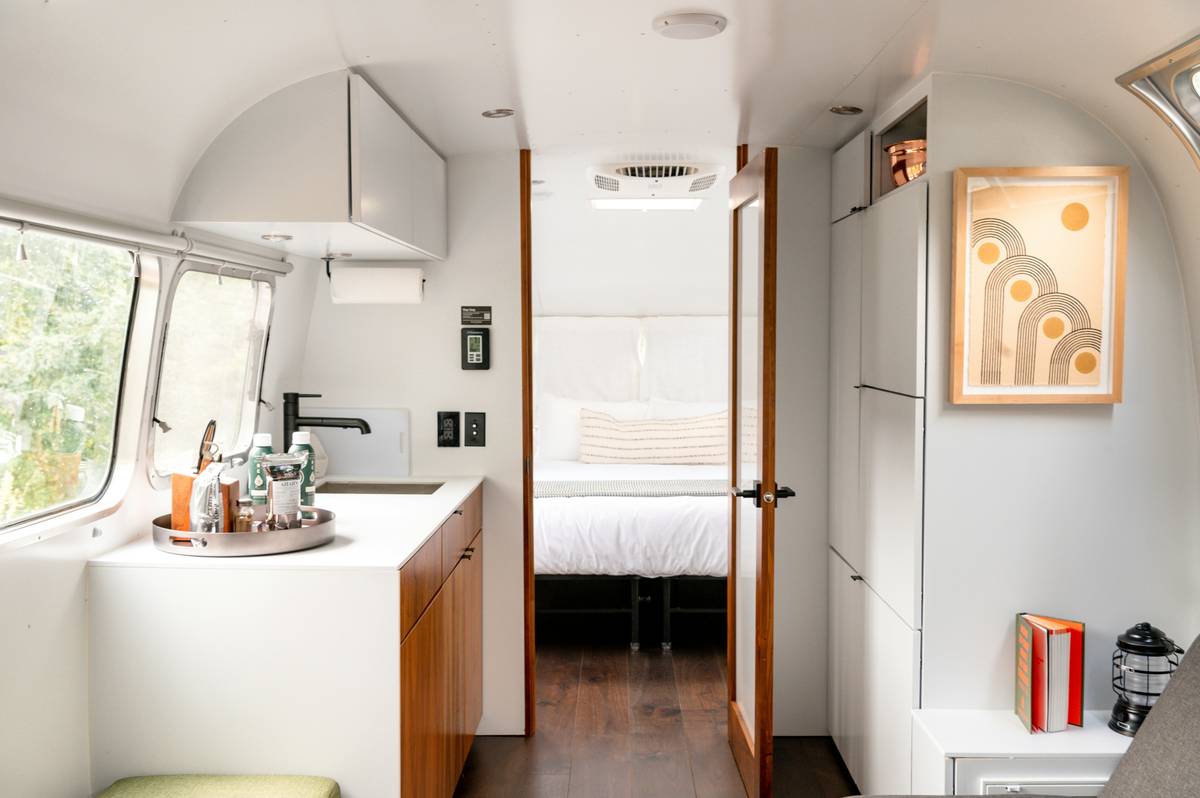 Modular space saving smart design furniture ingeniou in a 400 sq ft urban studio