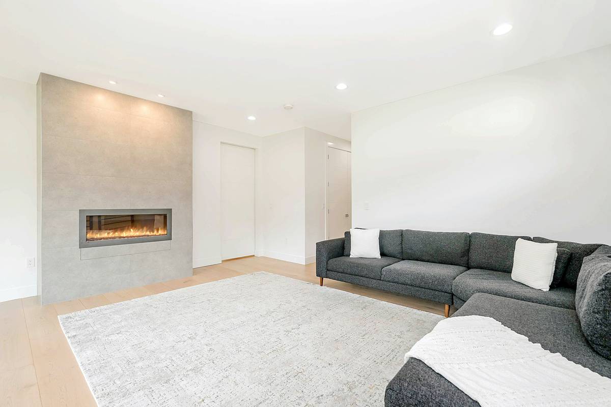 spacious family room